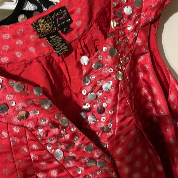 EUC Plenty Frock by Tracy Reese petite: Shell 59% Nylon made in India dress - Picture 7 of 11